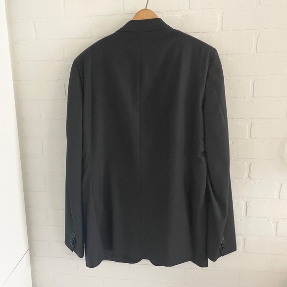 Ermenegildo Z Zegna Men’s suit Blazer Pants Wool Black Formal Designer Sz 52L - Picture 10 of 16